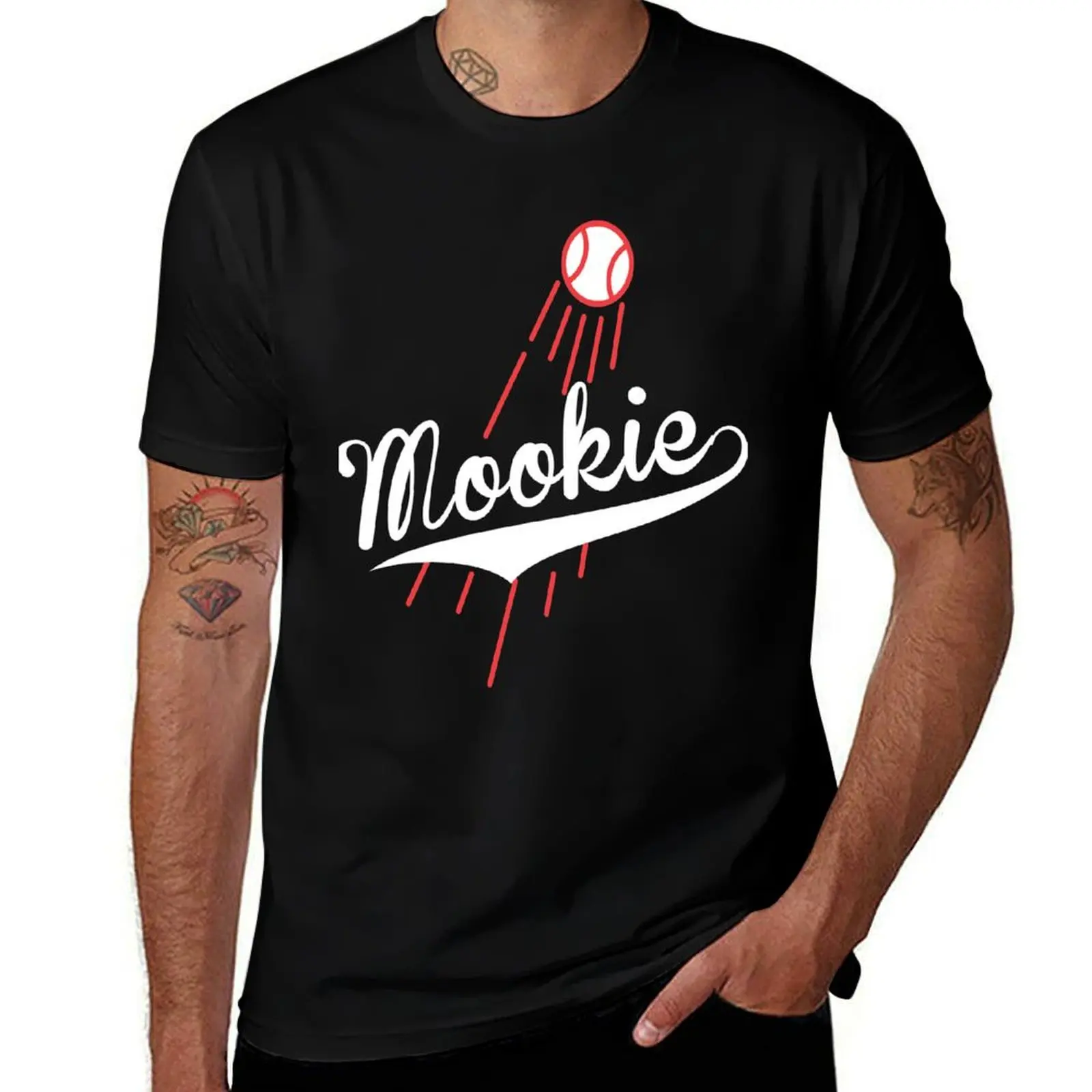 

T-Shirt tees vintage t man t high shirts For graphic man shirts for t shirts Fans quality for Mookie cotton graphic T-Shirt