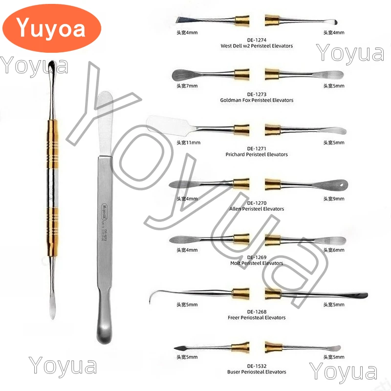 1PC Dental Implant Periosteal Elevator Double Ends Oral Surgery Sinus Lift Tools Reflecting Retracting Splitter Instruments