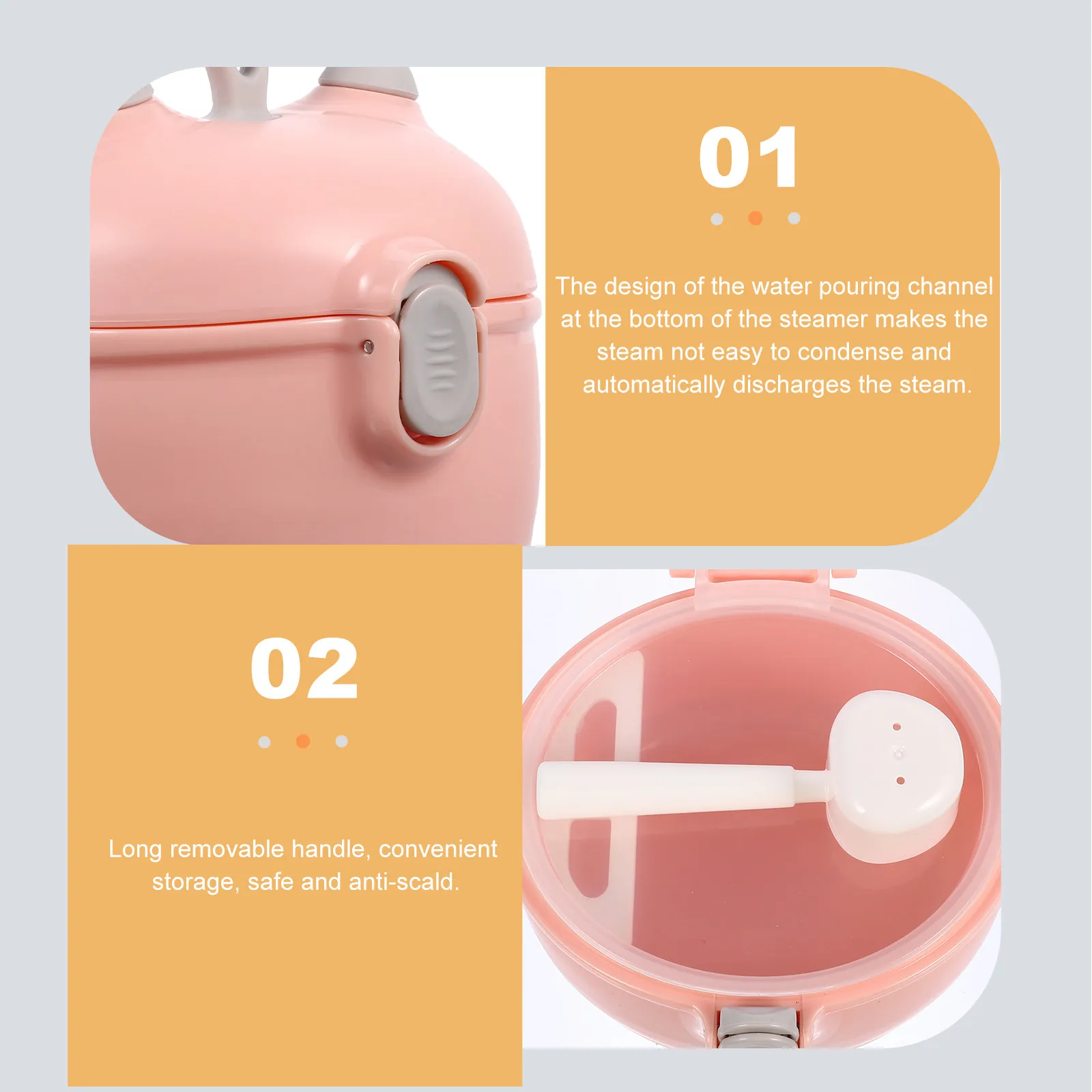 Premium PP Milk Powder Dispenser Box Multifunctional Leakproof Formula Storage Container for Baby Snacks Fruits Coffee Spices