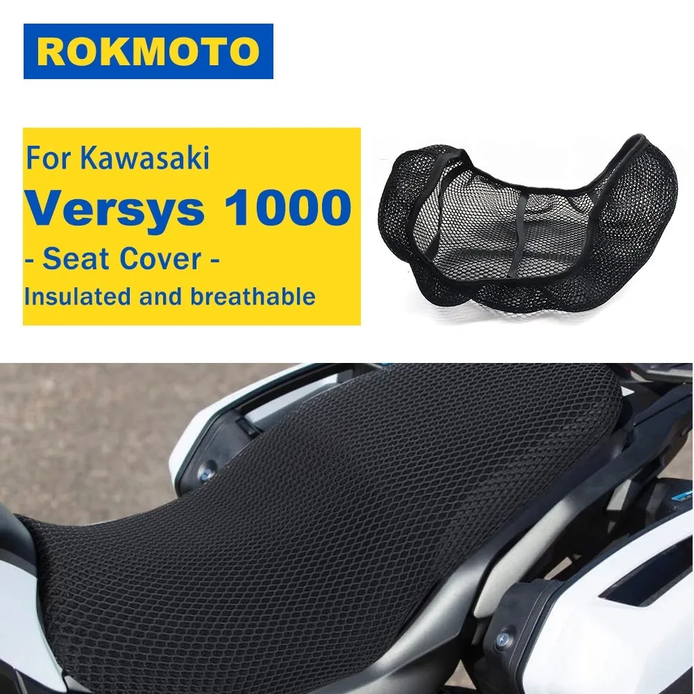 For Kawasaki Versys 1000 Versys1000 ABS Motorcycle Protecting Cushion Seat Cover Breathable Comfortable 3D Mesh Seat Cover