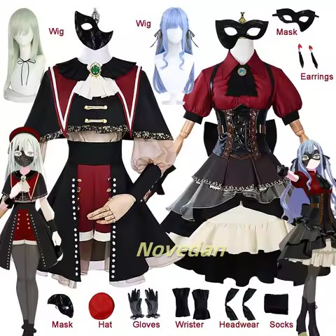 BanG Dream It's MyGO Togawa Sakiko Cosplay Costume Ave Mujica Mutsumi Wakaba Cosplay Uniform Wig Anime Lolita Women Party Dress