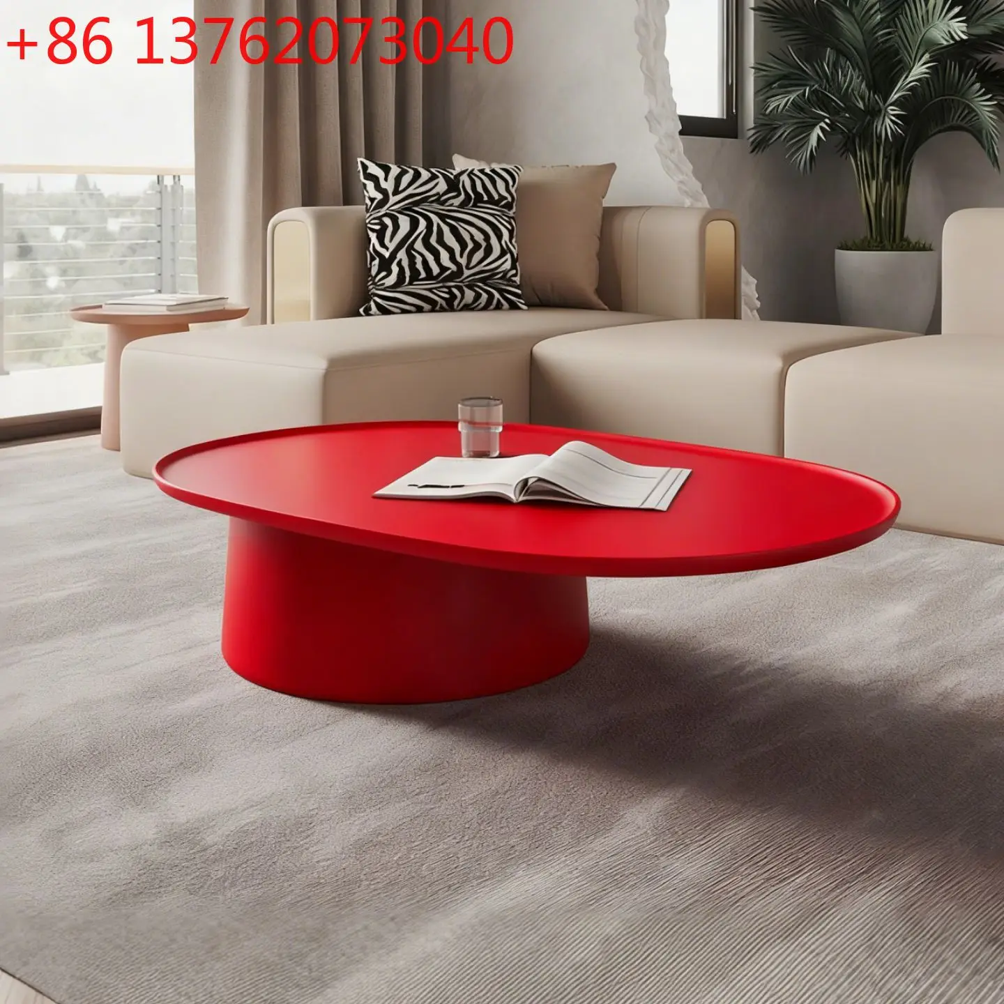 

Интернет-знаменитость, краска, современная простая комбинация овального чайного столика для гостиной