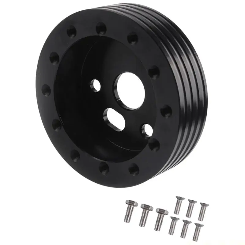 J0MA 0.5in/1in Lightweight Aluminum Steering Wheel Hub Adapter For Secure Mounting And Vehicle Customization