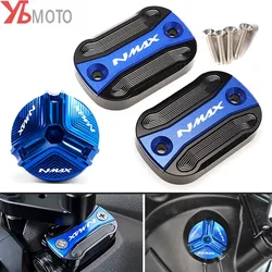 For YAMAHA NMAX 155 125 N-MAX 155 125 2015-2024 nmax 125 Motorcycle Front Rear Brake Fuel Tank Cap Filler Cap NMAX155 NMAX125