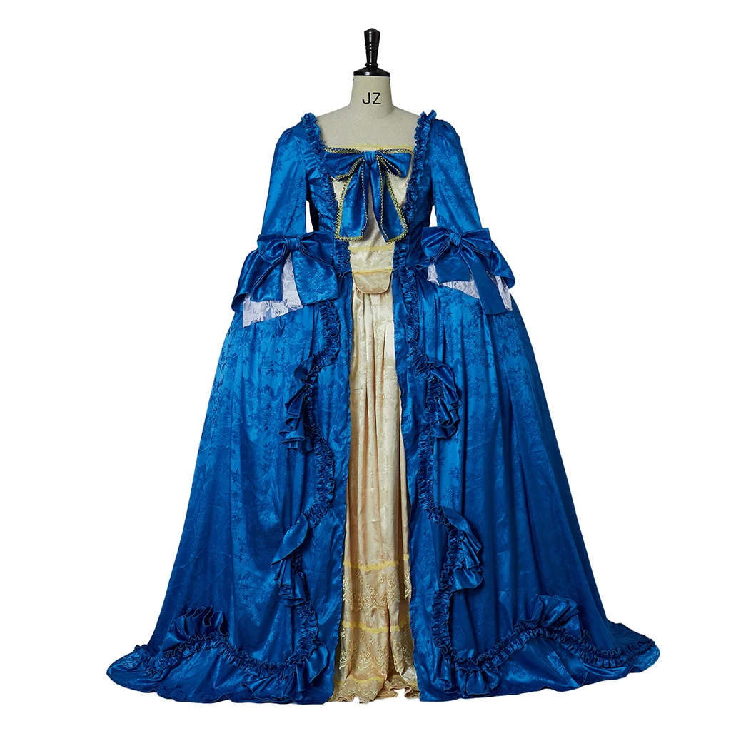 

Women's Victorian Gothic Vintage Marie Antoinette Ball Dresses 18th Century Rococo Georgian Era Costumes Belle Gown