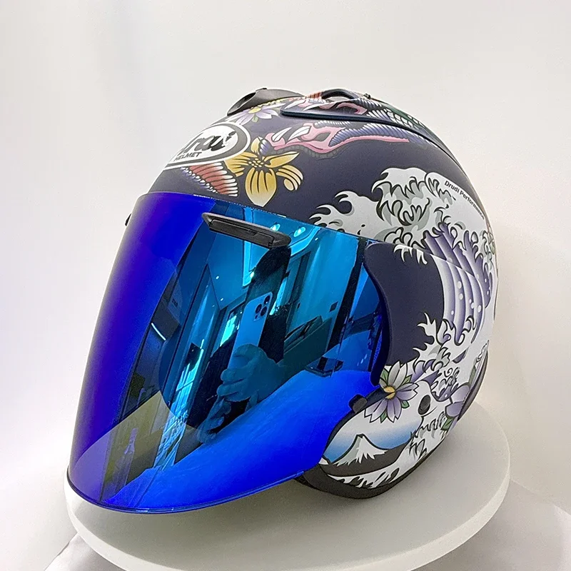 

3/4 Open Face Helmet Motorcycle VZ-RAM 3 Helmet SZ-R VAS Safety Hat Motorcycle Running Helmet Cross Casco Capacete