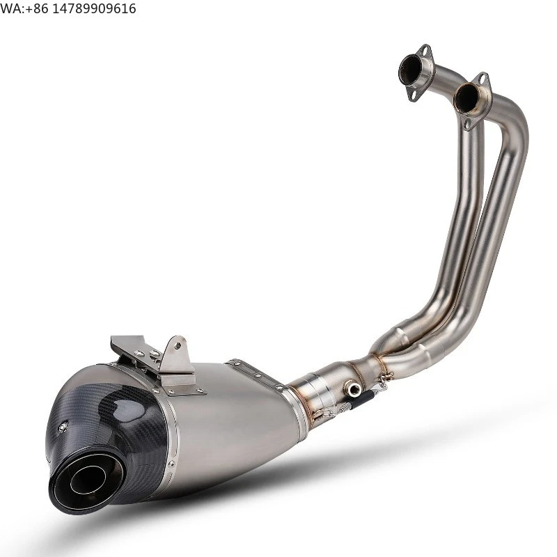 

R3/MT03/R25 motorcycle modified exhaust pipe Scorpio bottom row stainless steel full section non-destructive installation
