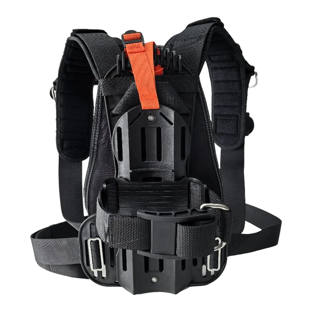 Diving Tank Backplate Bracket Diving Accessory Scuba Tank Backplate Injection Molding Process For Scuba Diving For Scuba Tanks