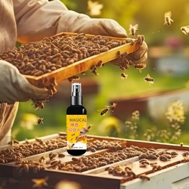100ml Bee Attractant Spray Multipurpose Carpenter Attractant Lure Effective User-Friendly Bee Lure Portable Bee Bait For Bee