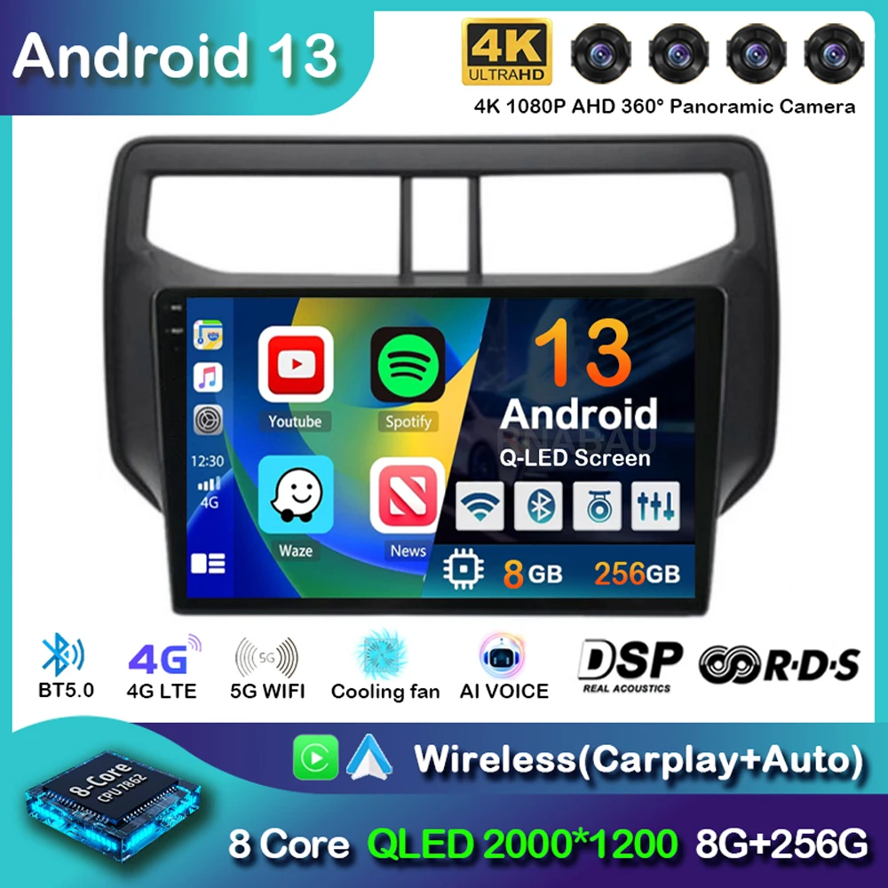 

Android 13 Auto Car Radio For Toyota Rush Daihatsu Terios 2017 2018 2019 2020 GPS Navigation Multimedia Player Stereo Head Unit