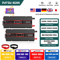 DATOUBOSS Portable DNB Pure Sine Wave Car Inverter DC12V to AC220V-240V 50Hz Off-grid Solar Power System 1000W 1500W 1800W