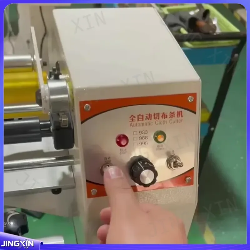 custom for Fully Automatic Cutting and Bundling Machine Auto Feeding Reel Self Stop Cut Straight Twill Strips Industrial Tool
