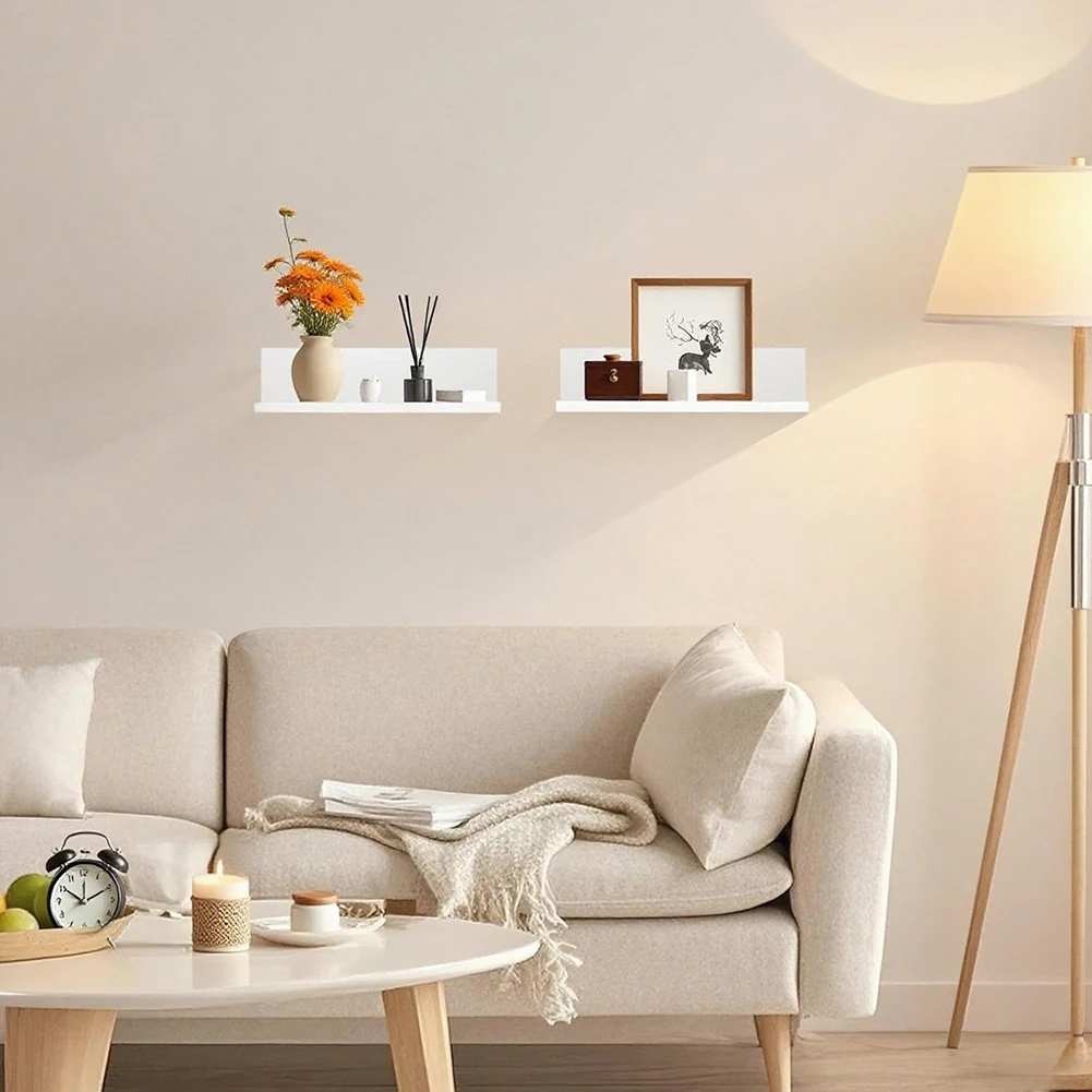 

Прочные акриловые плавающие полки для веса, украшение дома, простота установки, оптимальное пространство для отображения, идеально подходит для кухни