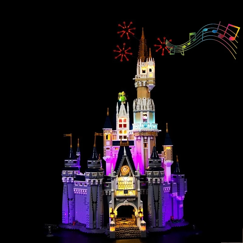 

Набор светодиодного освещения, подходящий для LEGO The Disney Castle 71040, строительные блоки, кирпичи, лампа «сделай сам», набор игрушек, модель в комплект не входит