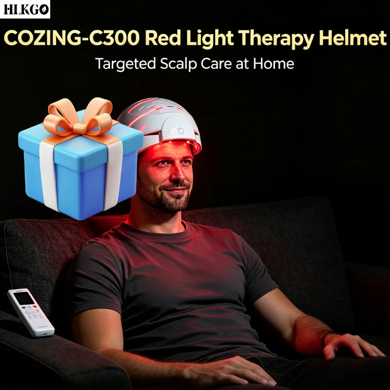 Advanced 300 Diodes 650nm LLLT Laser Hair Growth Helmet Medical Grade for Scalp Regrowth Physical Therapy Home