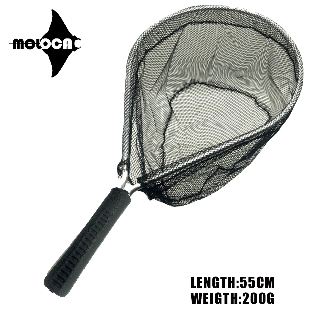 

2022 High Quality Fishing Accessories Net Portable Fly Landing Aluminium Alloy Pole Handle Catch Release Trout Fish Mesh Equipme