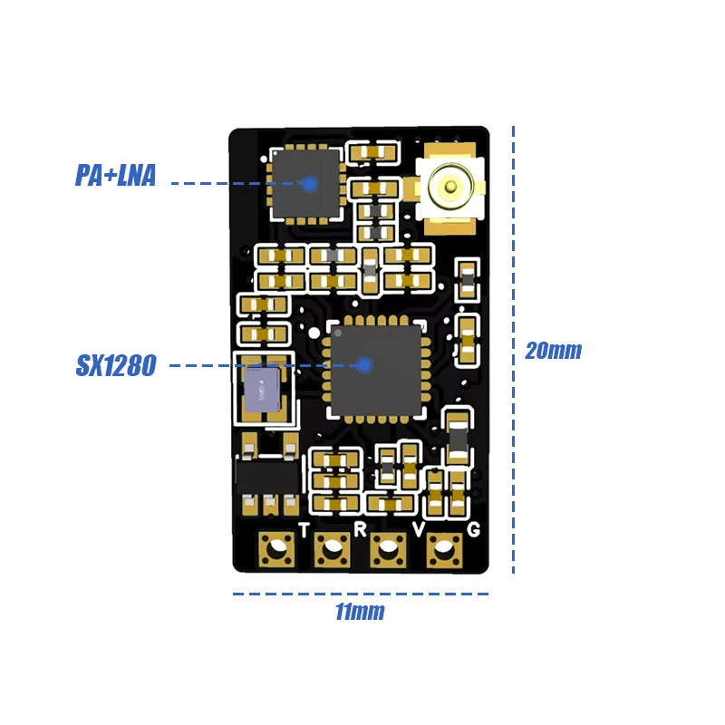 VOLODYMYR for HPXGRC 2.4G ExpressLRS ELRS Receiver for FPV Freestyle Long Range Drones DIY Parts