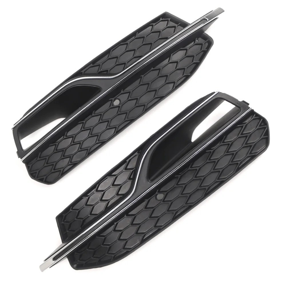 

Car Left or Right Side Fog Light Grille Frame Trim Grille 8V3807681L 8V3807682L For Audi A3 S-Line 2014-2016 S3 2013-2017