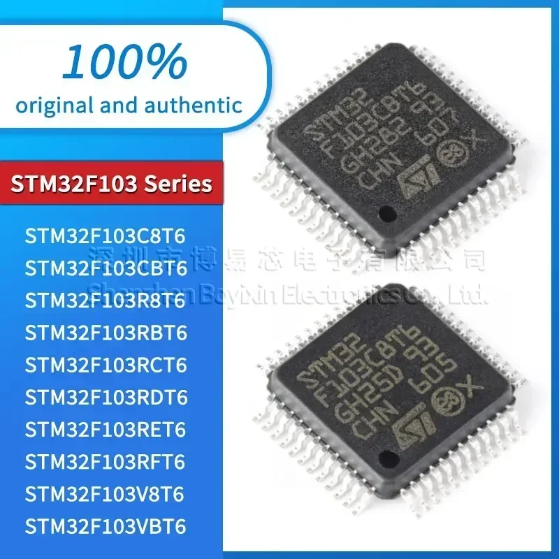 

STM32F103C6T6A STM32F103C8T6 STM32F103CBT6 STM32F103R8T6 RBT6 STM32F103RCT6 RDT6 RET6 RFT6 V8T6 VBT6 VCT6 VET6 ZET6 Black casing