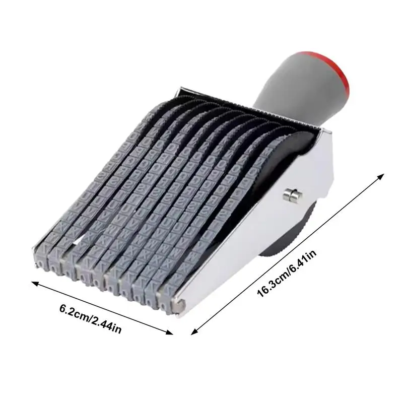 متعددة الوظائف الدورية ختم الأعمال ، ختم التاريخ ، رمز رقم الأبجدية ، DIY بها بنفسك سكرابوكينغ الأسطوانة ، القرطاسية