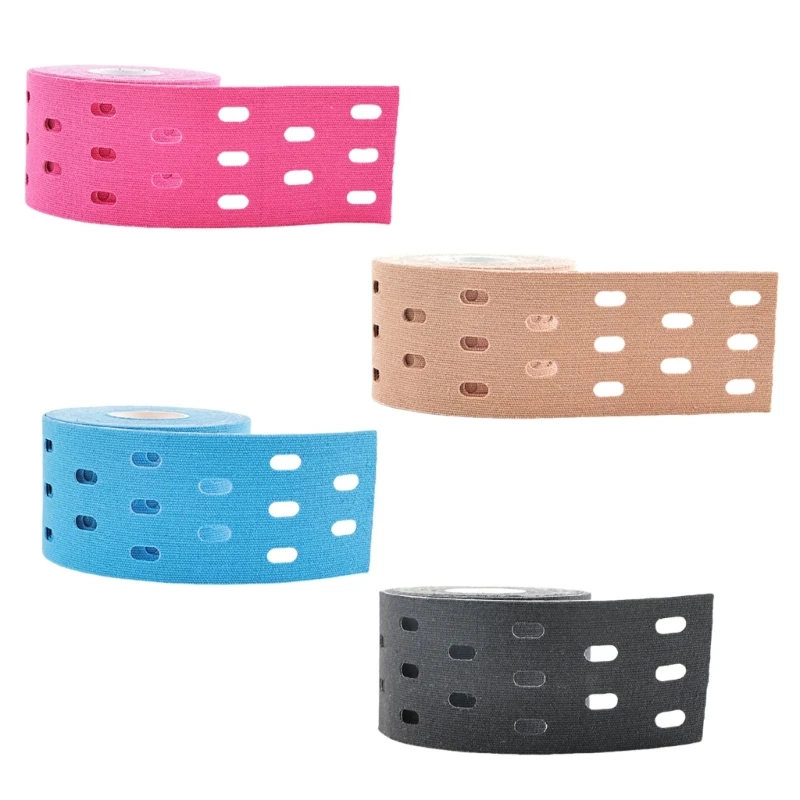 Perforated Fitness Tape Muscles Sports Tape Professional Elastic Athletic Tape Breathable Elastic Bandage Easy to DropShipping