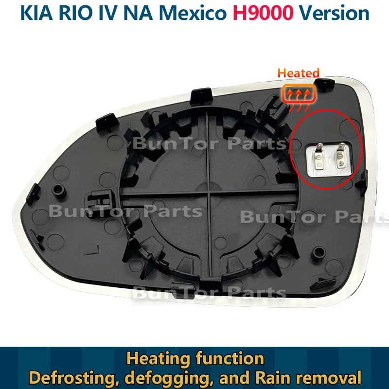 Side Rearview Mirror Glass For KIA RIO IV 2017 2018 2019 2020 2021 2022 2023/Wing Mirror Lens/87611/21-H8000 H9000 Car Parts - view 5