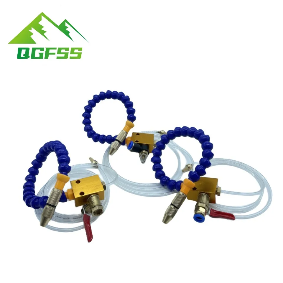 

Cooling Sprayer Mist Coolant Lubrication Spray System for 8mm Air Pipe CNC Lathe Milling Drill Engraving Machine Tool