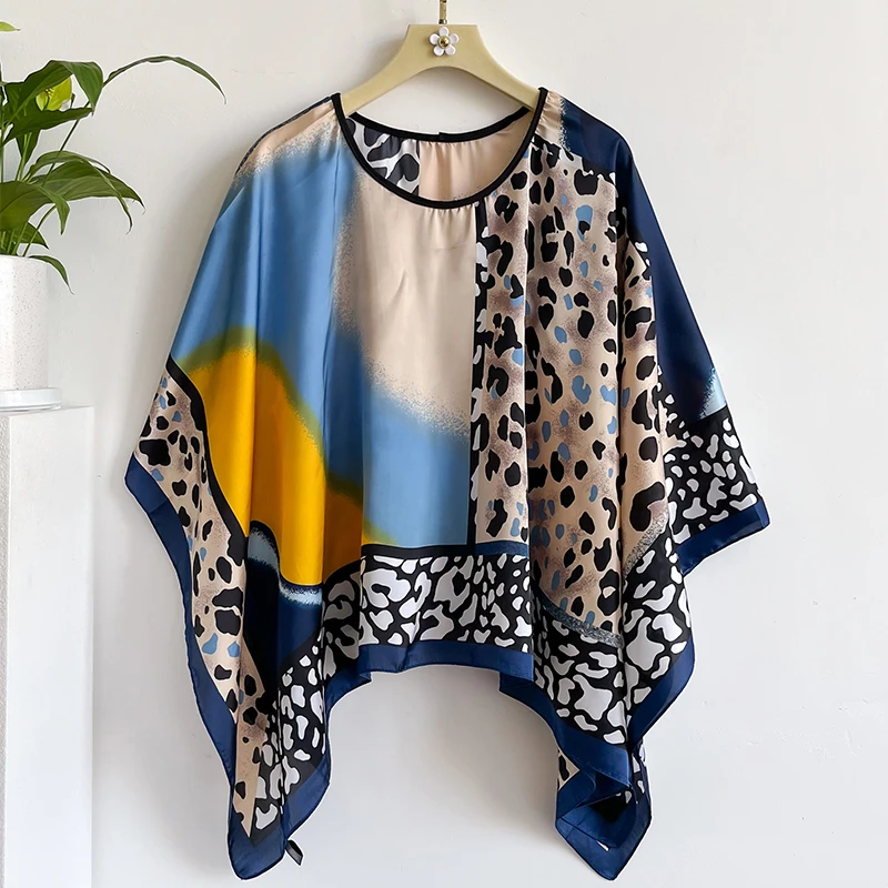 

Новинка 2024, шелковый шарф 110x110 см, роскошный брендовый дизайнерский пуловер, шарф с принтом головы, большой носовой платок, шаль-хиджаб, женская бандана Foula