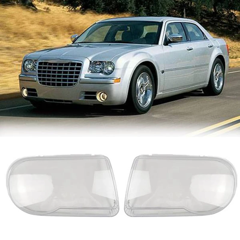 

Car Headlight Transparent Lens Cover Replacement For Chrysler 300C 2007-2010