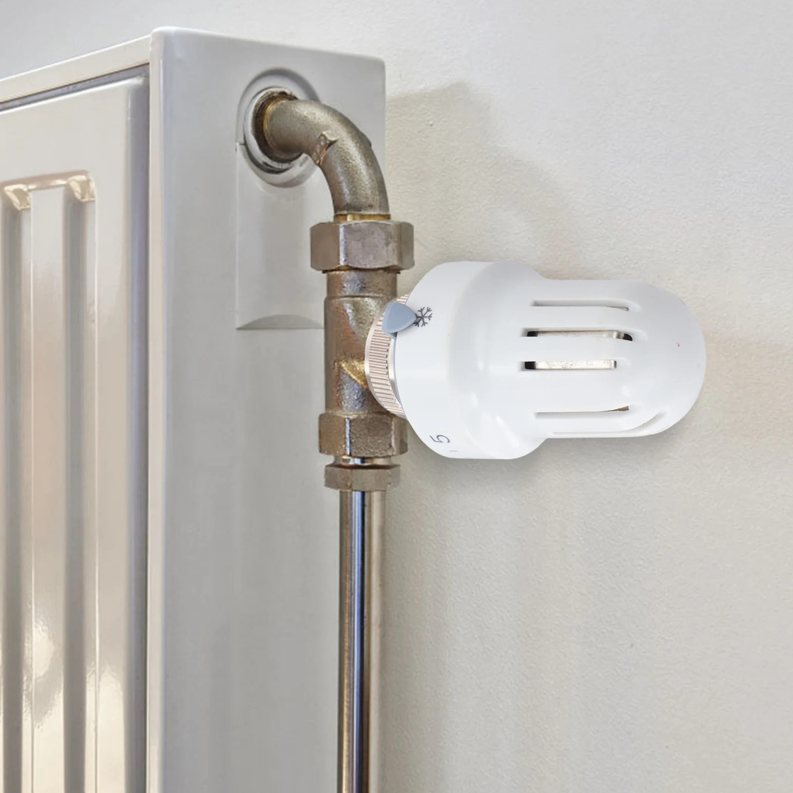 1pc M30*1.5 Thermostatic Valve Radiator Replacement Head Water Floor Heating Manifold Radiator Temperature Control Head
