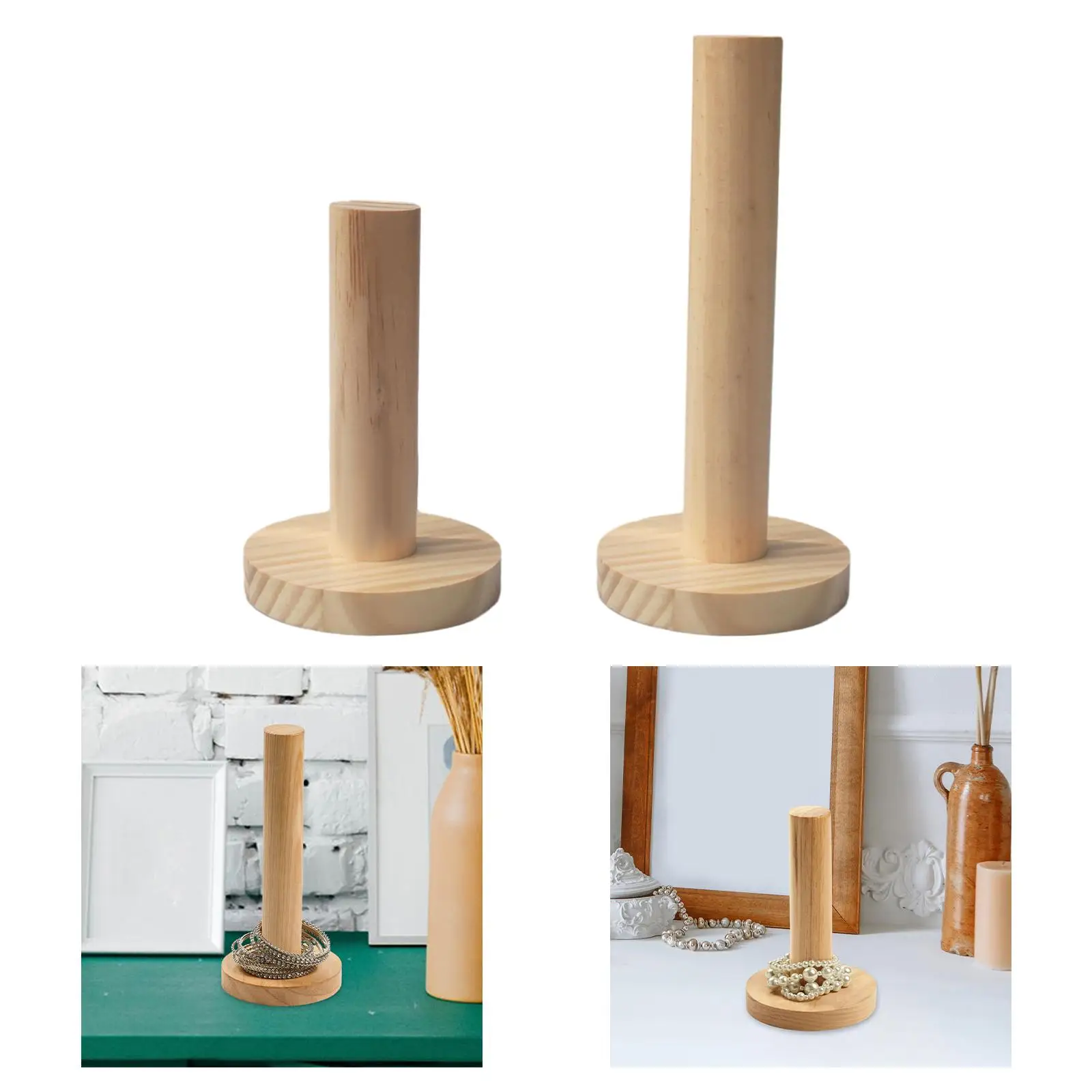 Présentoir Vertical pour Bracelets et Bijoux, Support Portable