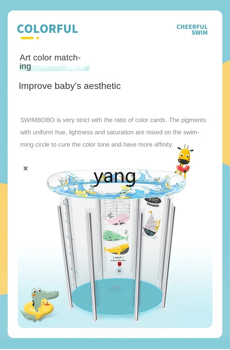 CX Baby Swimming Bucket Household Baby Bath Bucket for Children and Kids Newborn Indoor Swimming Pool