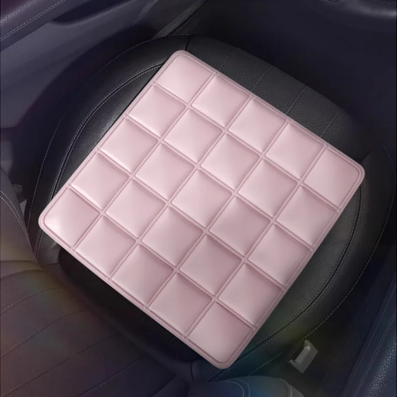2Pcs Cool Summer Car Seat Cushion Square Office Heat Dissipation Hip Pad for Long Sitting Cozy Anti Pressure Sedentary Artifact
