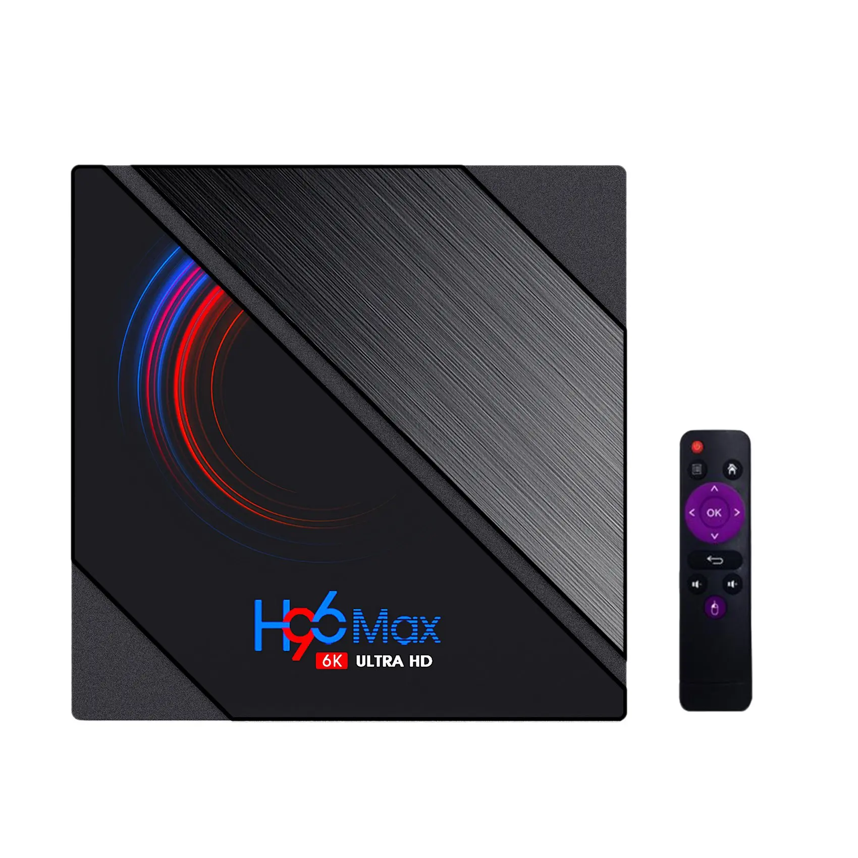 

H96 Max H616 TV Box Android 10.0 32GB ROM Android Allwinner H616 Quad-Core with Dual HD 6K Intelligent TV Box UK Plug