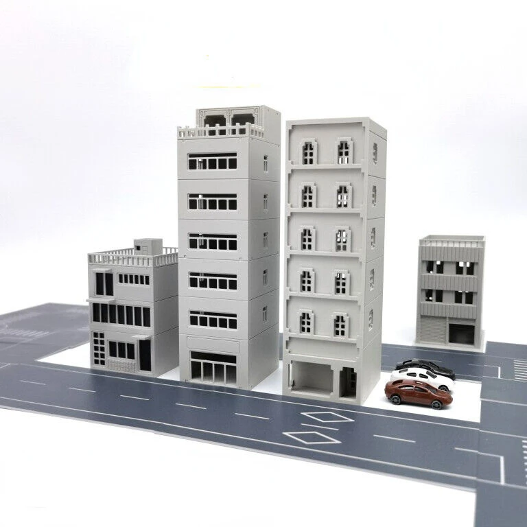 1/144  building model building house model model house modern architecture