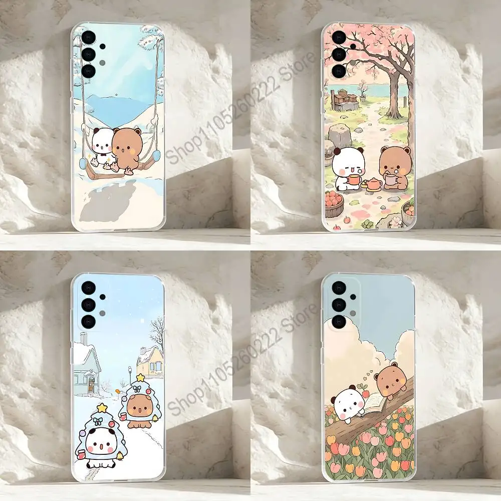 

Happy Cute B-BuBu DuDu Clear Phone case suitable for Samsung S30,S25,S24,S23,S21,S22,S20,S10,5G,FE,lite,PIus,Ultra Transparent