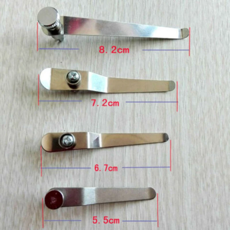 Microscope Metal Specimen Press Clips Metal Slide Fixing Clamp Mount on Stereo Microscope Stage for Biological Sample Observati