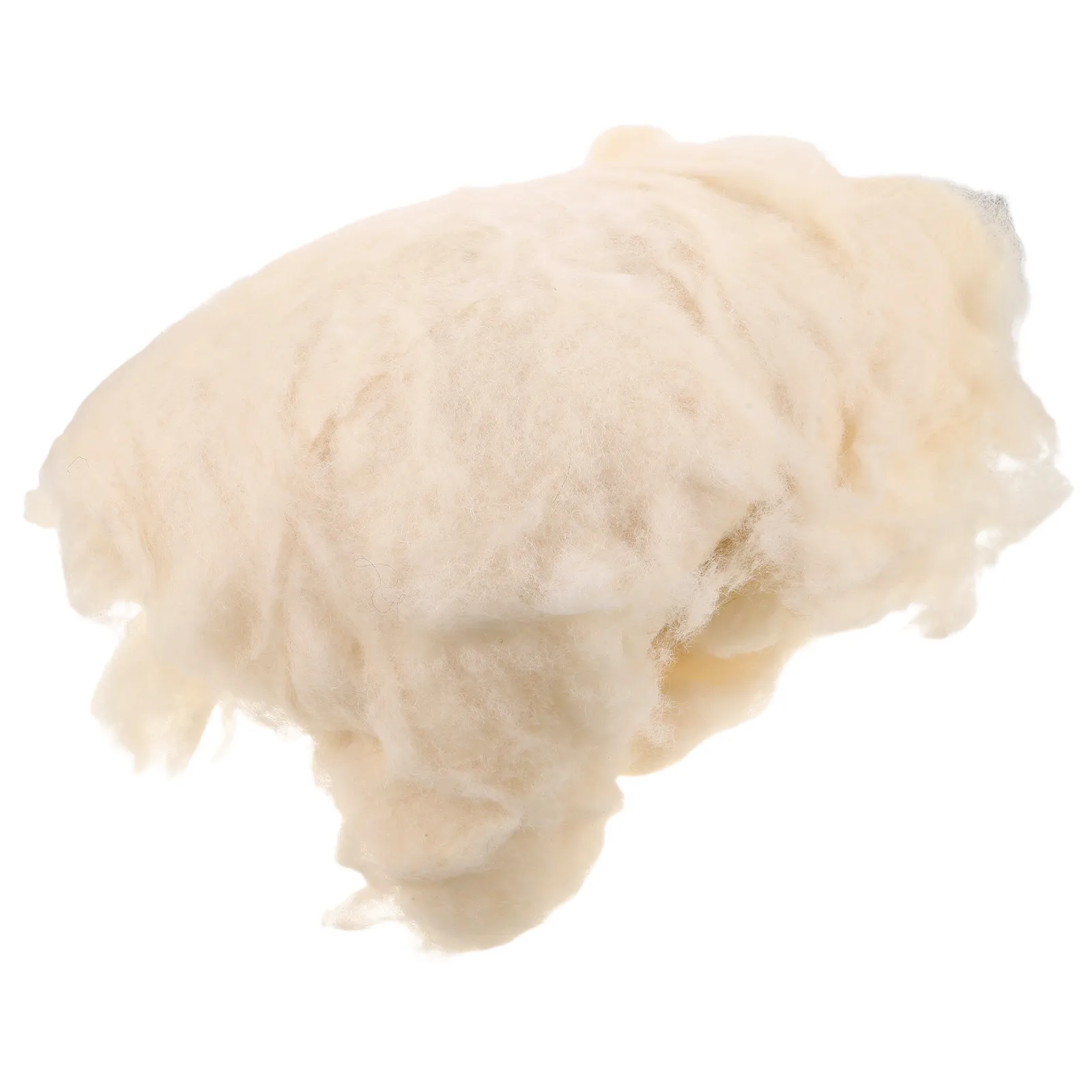 Lamb Wool Quilt Core Gentle Soft Lamb Wool Filling for Warm Cozy Bedroom Comforter Quilt Insert 500G Lambwool Filling Insert