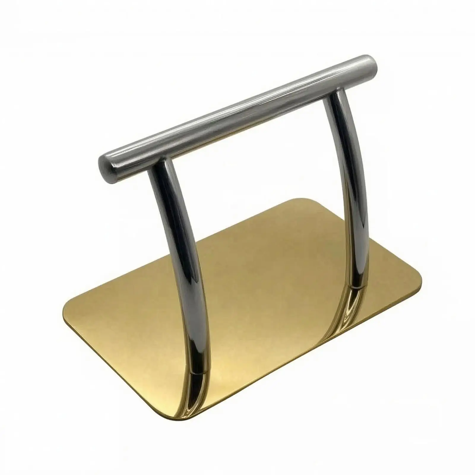 Stainless Steel Styling Chair Footrest | Floor-Standing Design, Chair Footrest,