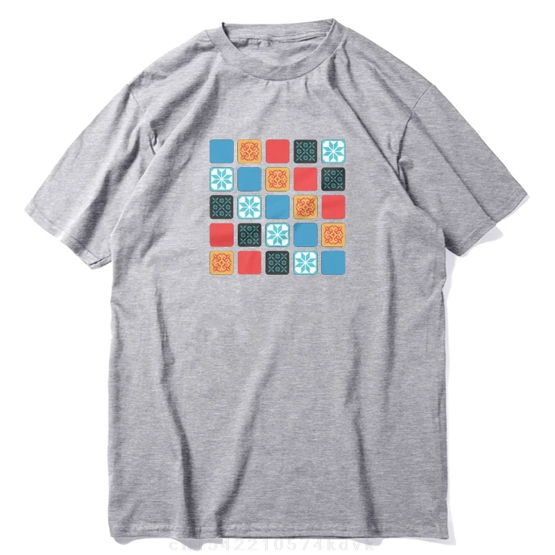 Sport Men's Azul Shirt Game Inspired Quilt Pattern Unisex Soft Bella
