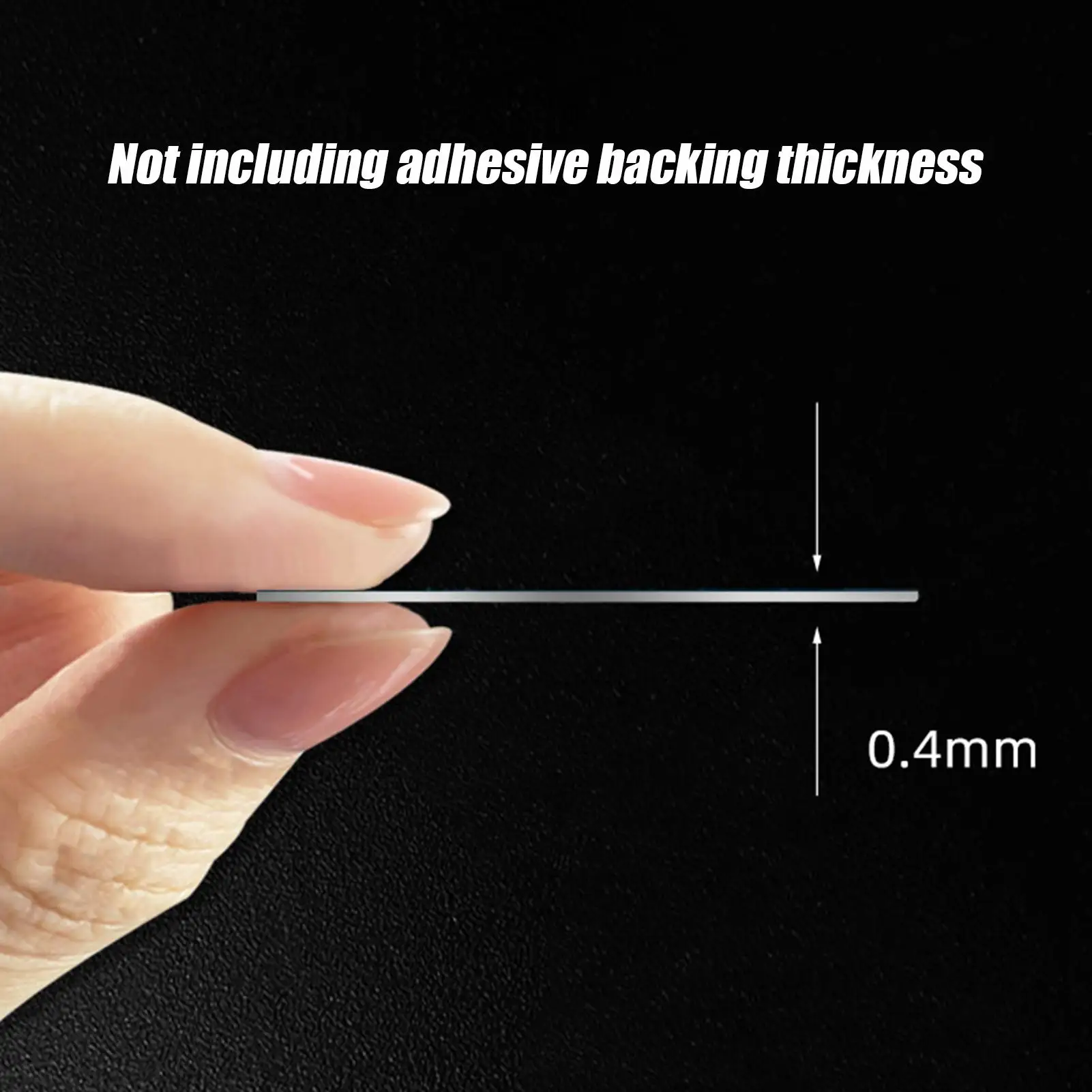 Selbstklebende Metallplatte, 10 Stück, magnetische Stahlplatten, selbstklebende Handyhüllenstreifen für Science Lab Craft Room Workshop