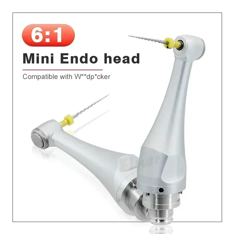 Dental Endomotor Head 6:1 Push Button Contra Against Angle Endo Head for Endodontic Motor Root Canal Treatment