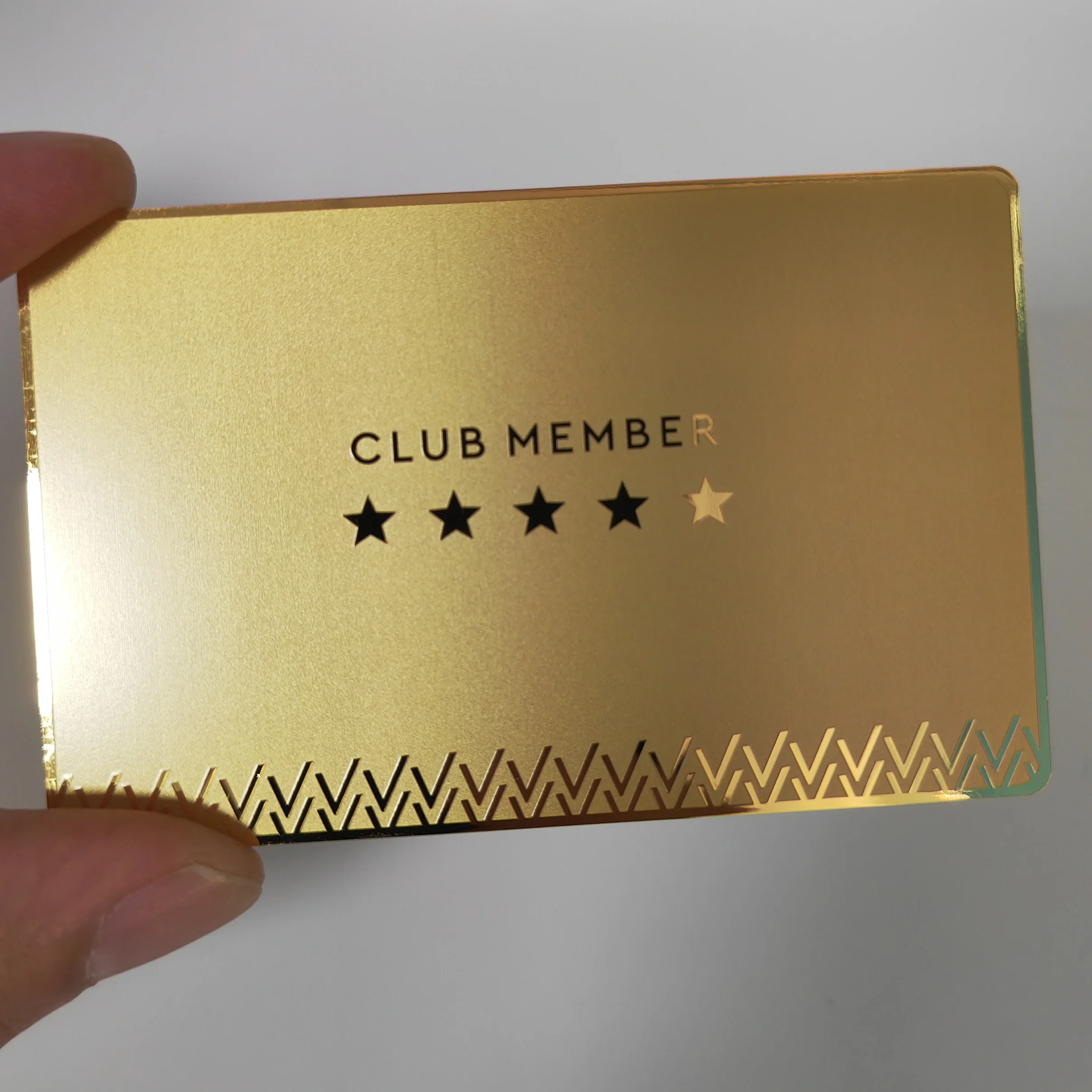 Fábrica de query personalizada, presente de negócios personalizado de alta qualidade, espelho preto, espelho dourado, cores arco-íris, carro com efeito gravado