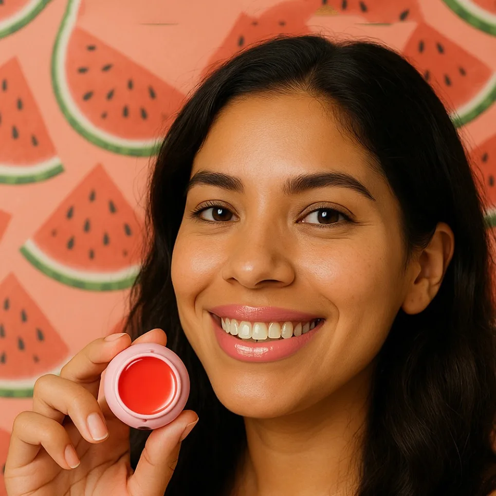 Vegan Tinted Lip Gloss Gel With Brush Private Label Wholesale Makeup Portable Fruit Jam Lip Balm For Soft Lips Custom Logo