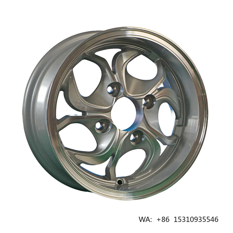 13-17 inch 4-hole alloy rim PCD100-114.3 machined face sedan aftermarket test wheel