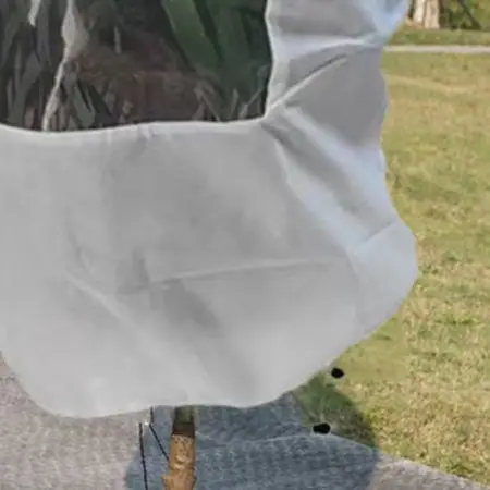 Frost Cover Insulated Non-Woven Fabric Lightweight Non-Woven Fabric Drawstring Zipper Closure For Cold Weather Shield