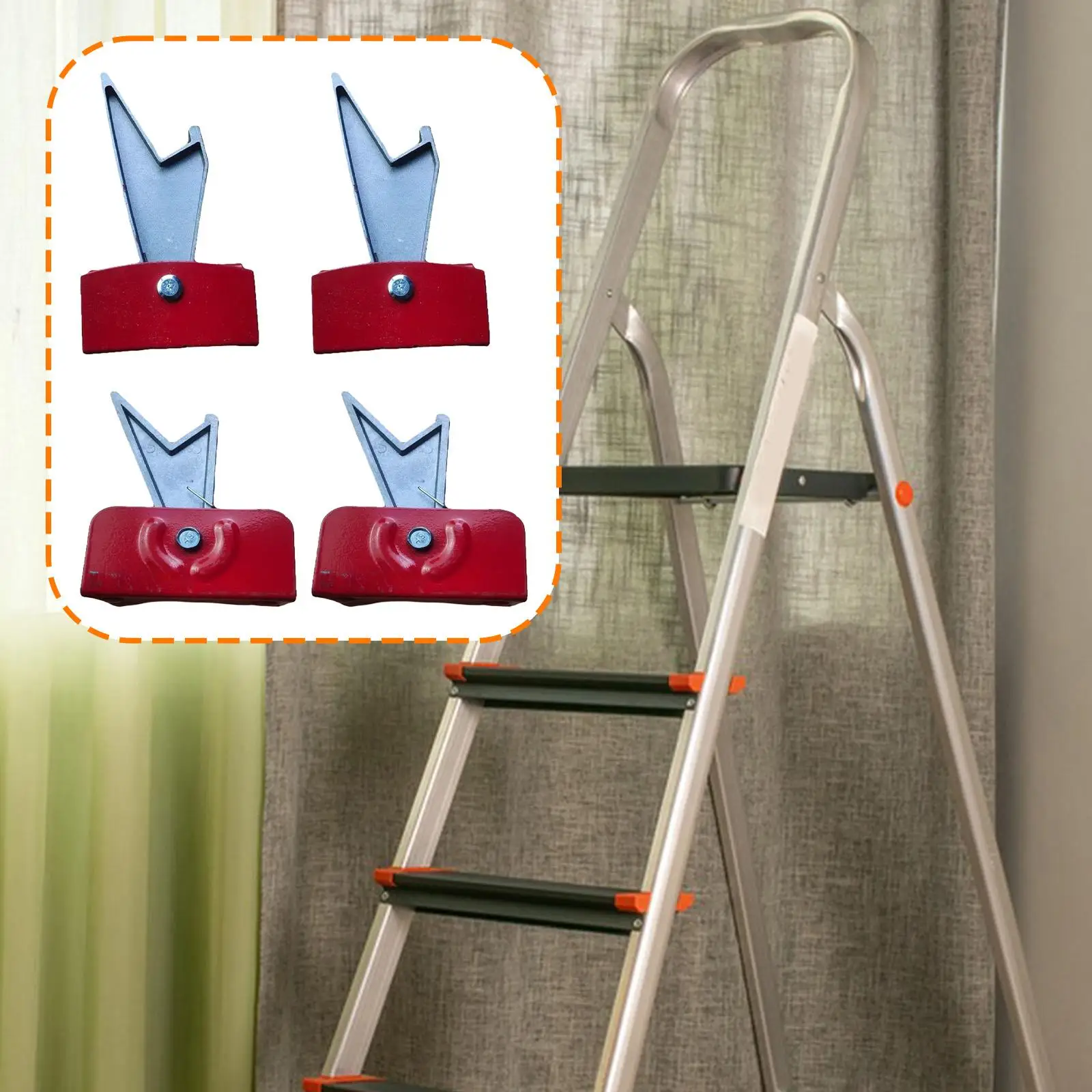 

2-х шт., замки для поведения лестницы, стабильное удлинение, стабилизатор лестницы, запасные части, аксессуары