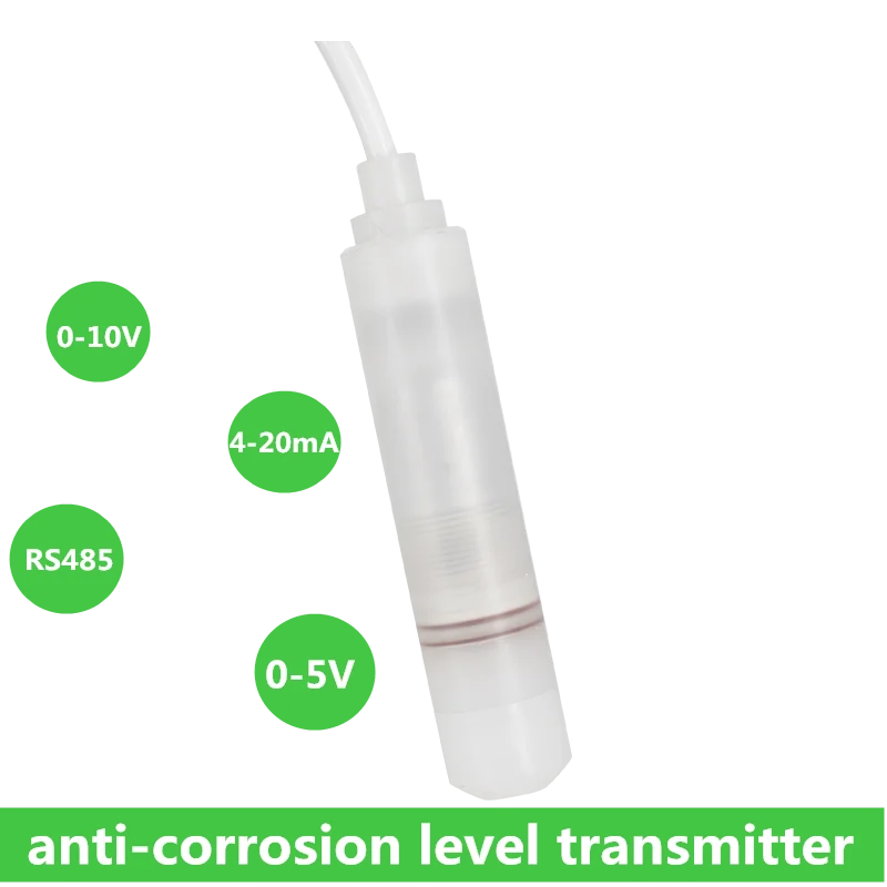 

4-20mA 0-10V output anti-corrosive Level Sensor Transmitter Level Sensor Fuel Sensor For Water Oil