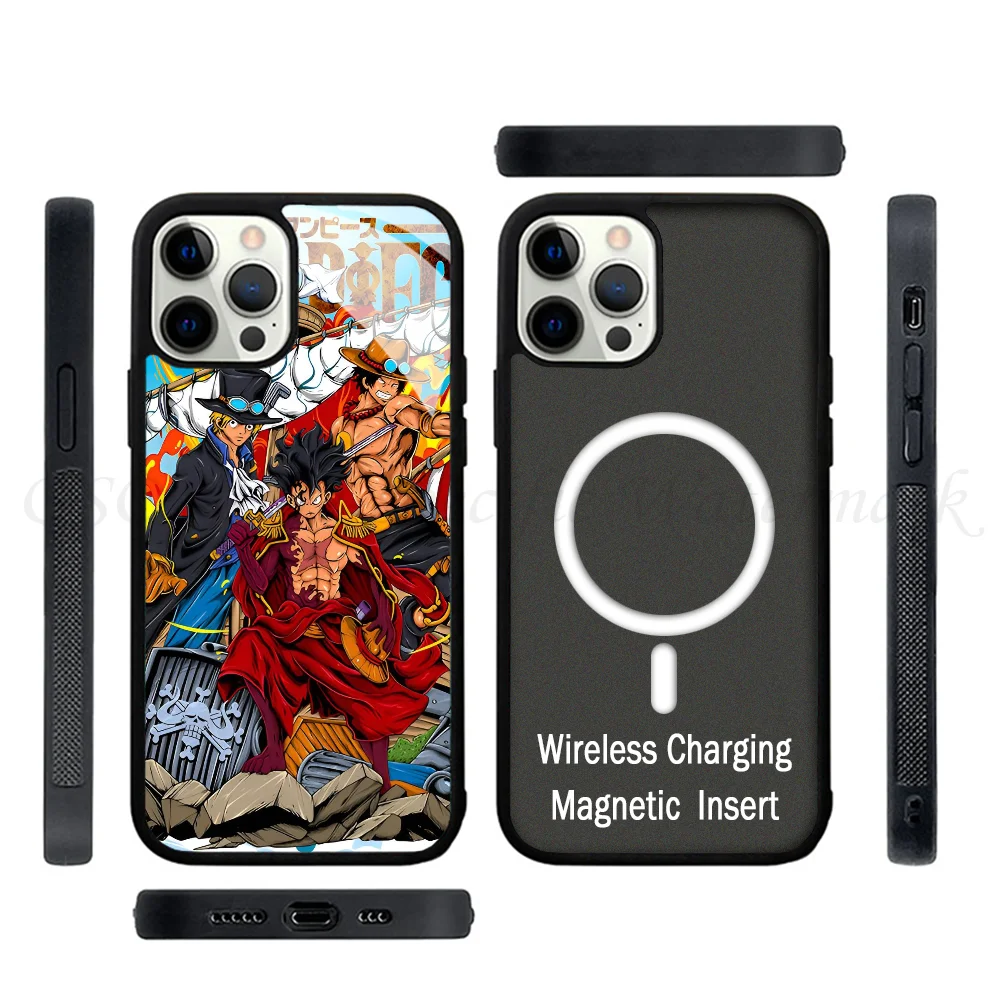 Cool Anime O-One Piece Phone Cases For IPhone 15 14 13 Pro Max 11 12 Mini Alex Mirror TPU Shell