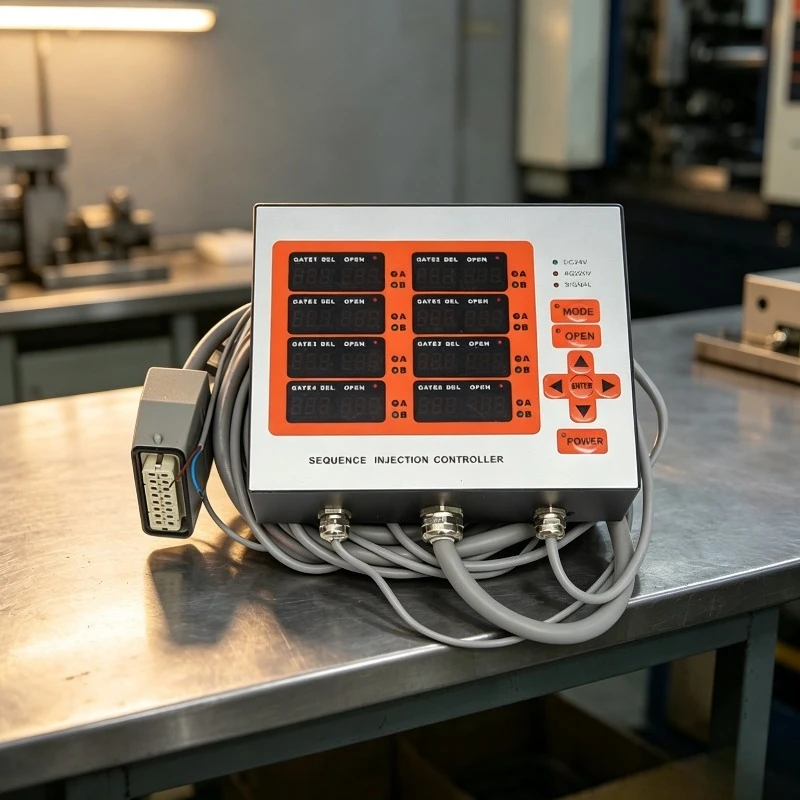 Hot Runner Sequence Controller 8-Station Injection Mold Needle Valve Timer Smart Pneumatic Hydraulic Valve Universal